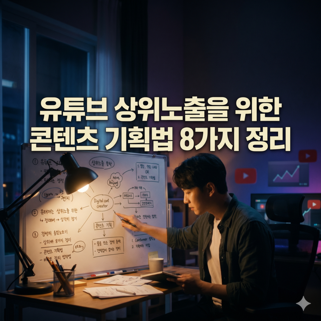 유튜브 상위노출을 위한 콘텐츠 기획법 8가지 정리