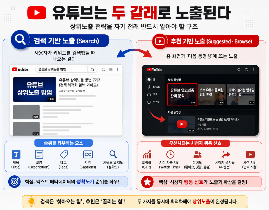 유튜브 검색 상위노출 방법