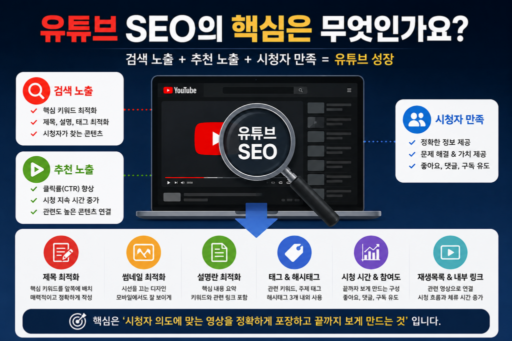유튜브 SEO 체크리스트