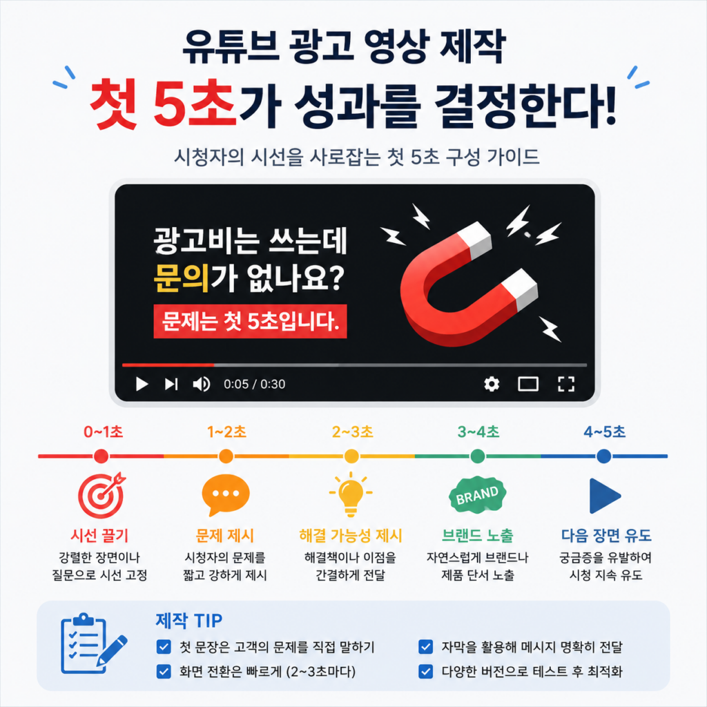 유튜브 광고 영상 제작 가이드