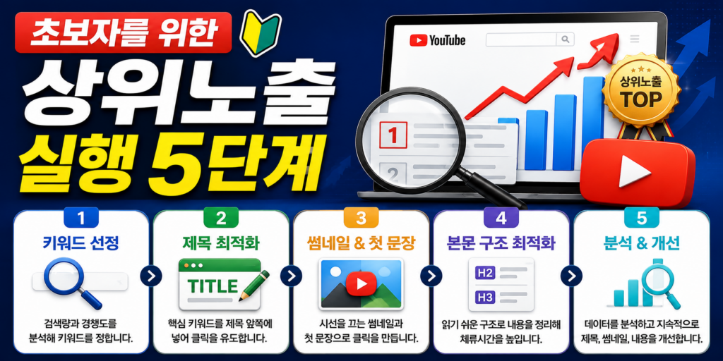 유튜브 상위노출 원리