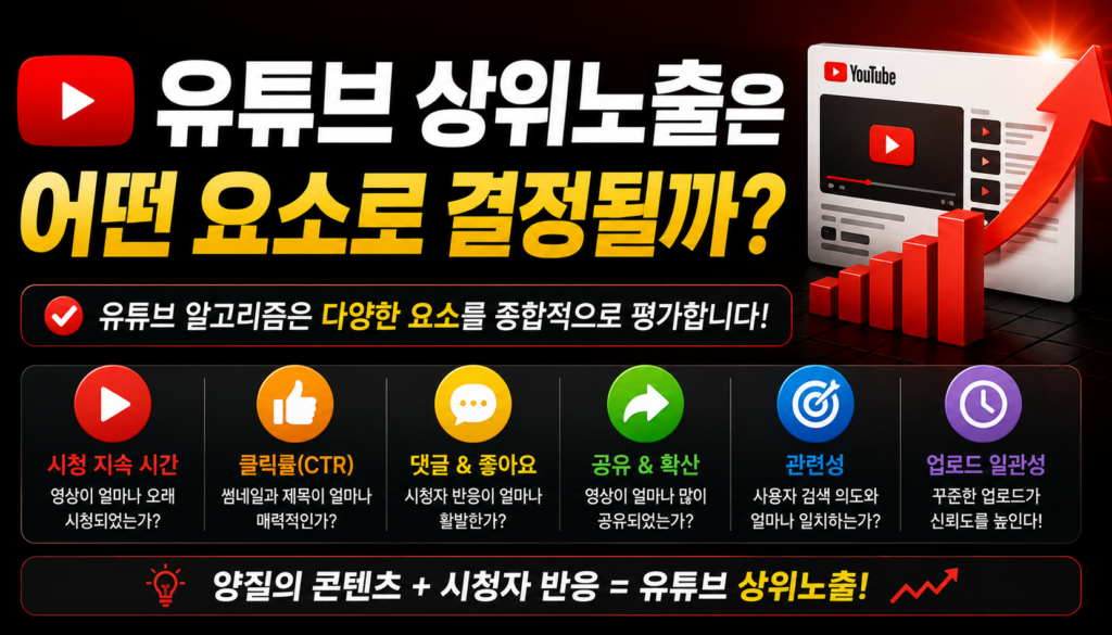 유튜브 상위노출 전략