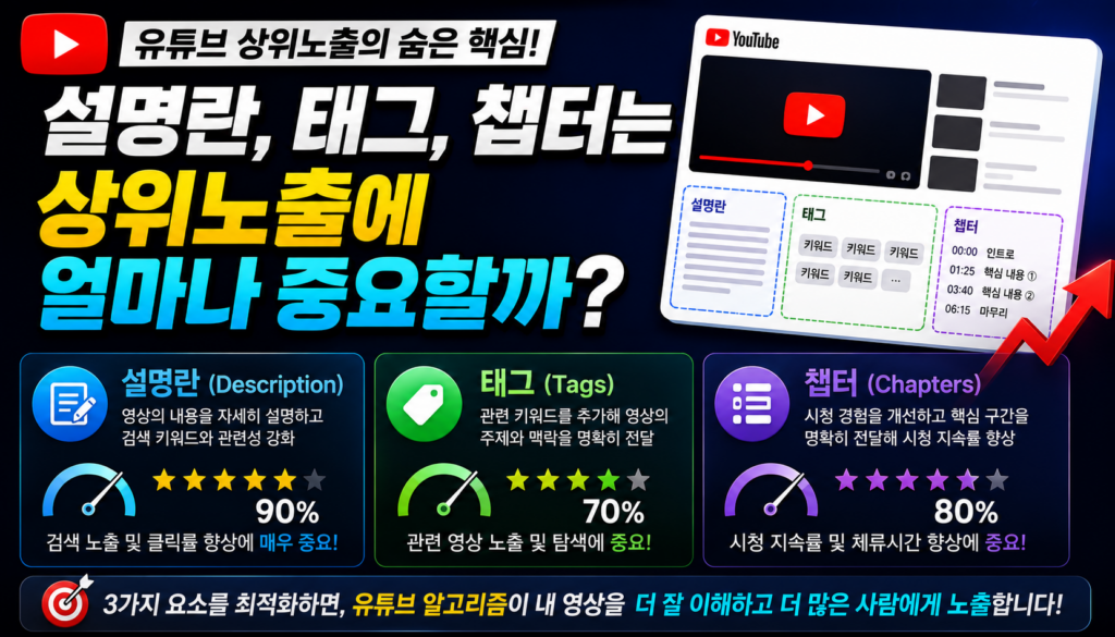 유튜브 상위노출 전략
