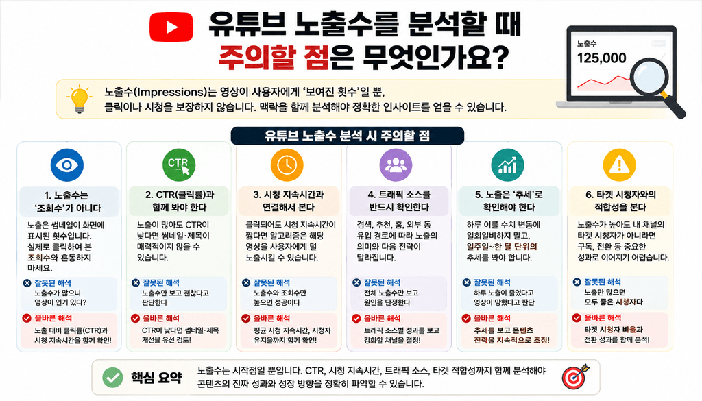 유튜브 상위노출을 위한 키워드