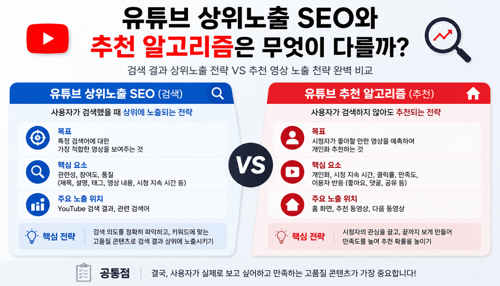 유튜브 상위노출 SEO