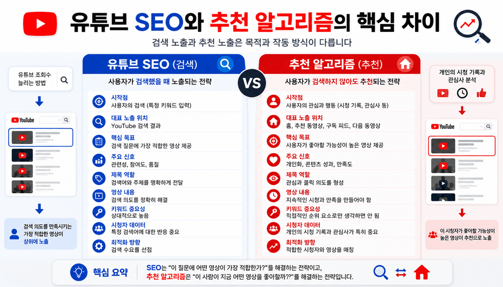 유튜브 상위노출 SEO