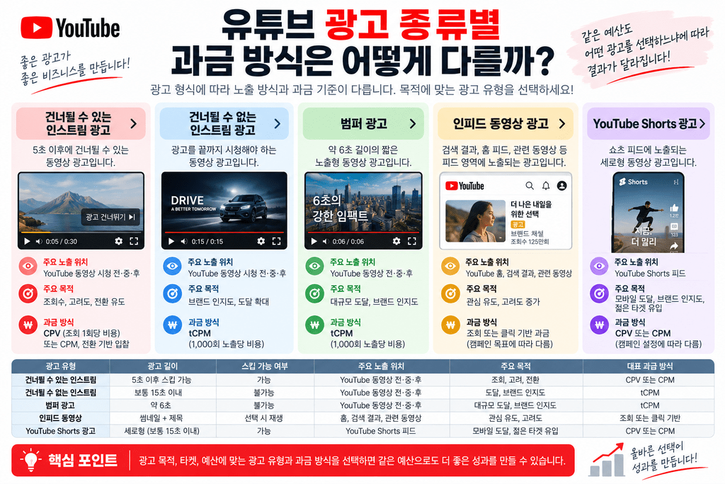 유튜브 광고 비용