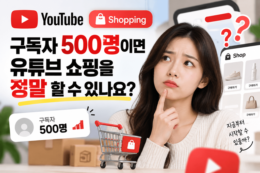유튜브 쇼핑 채널