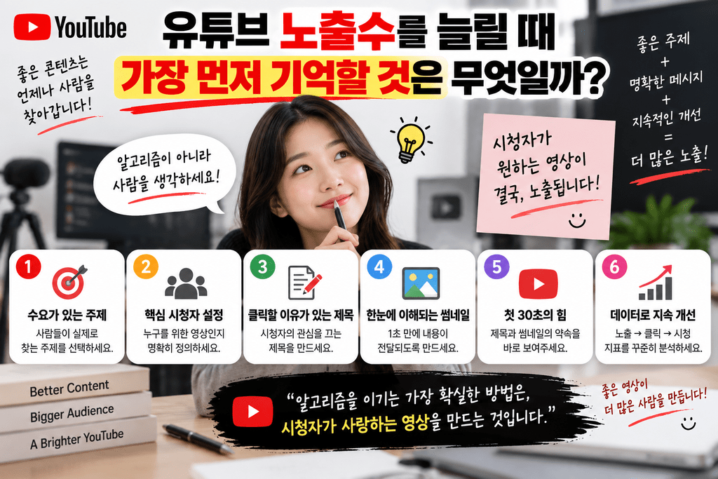 유튜브 노출수 늘리기