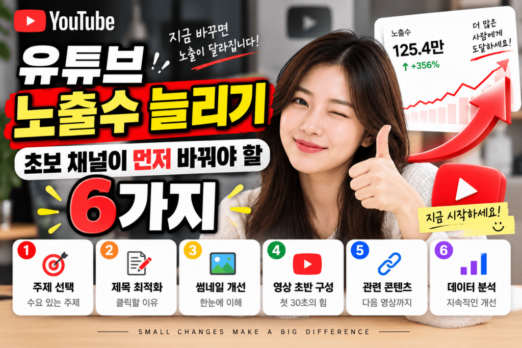 유튜브 노출수 늘리기