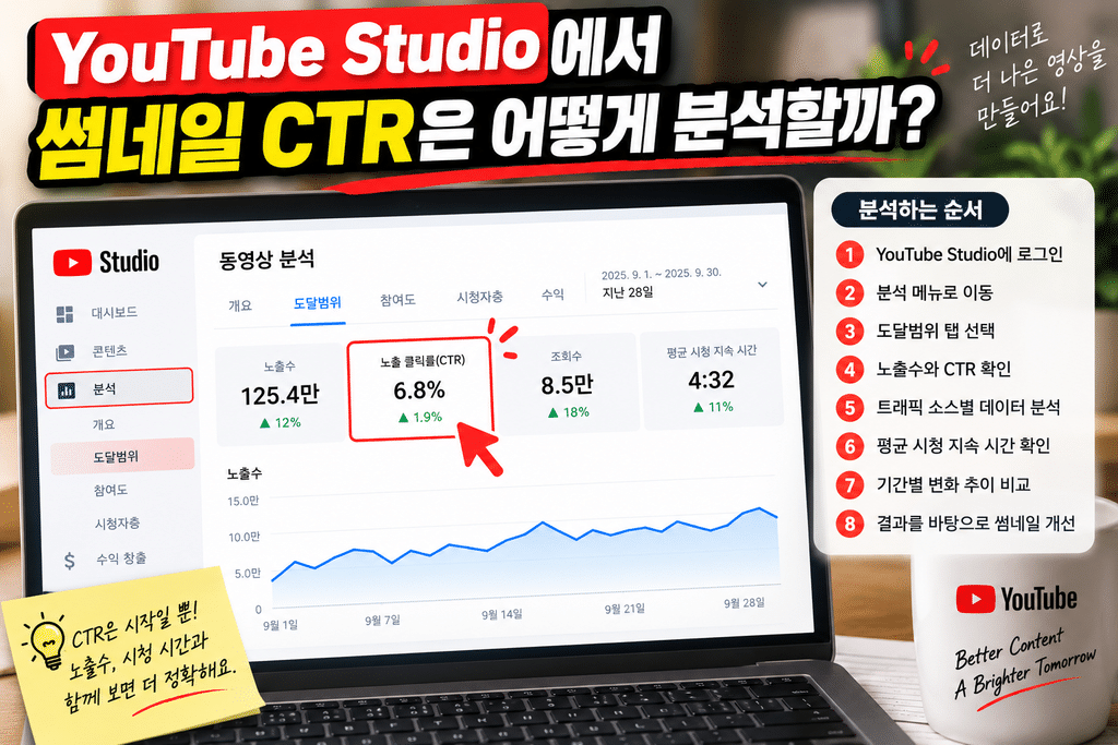 유튜브 썸네일 클릭률